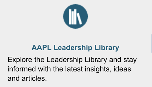 AAPL Leadership Library
